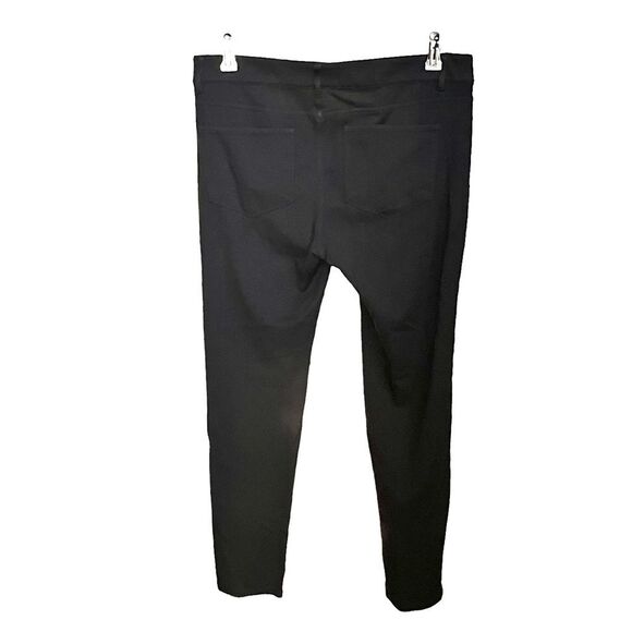 Paige Transcend Verdugo Mid Rise Cropped Skinny Pants in Black Women's Size 31 - Picture 6 of 8